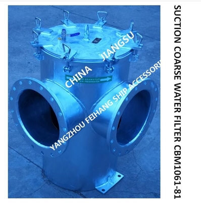 MARINE SUCTION COARSE WATER FILTER MODEL：BL400 CBM1061-1981