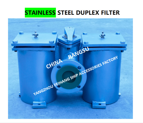 STAINLESS STEEL DUPLEX LOW PRESSURE CRUDE OIL FILTER - STAINLESS STEEL DUPLEX OIL FILTER CB/T425-94