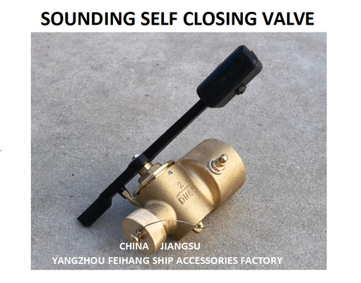 FUEL TANK WEIGHT SOUNDING SELF CLOSING VALVE FH-DN65 CB / T3778-99 MATERIAL BRONZE