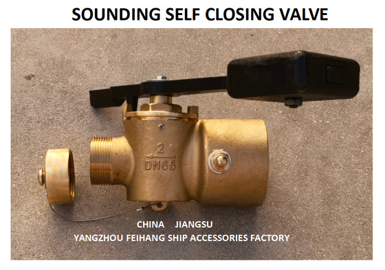 FUEL TANK WEIGHT SOUNDING SELF CLOSING VALVE FH-DN65 CB / T3778-99 MATERIAL BRONZE