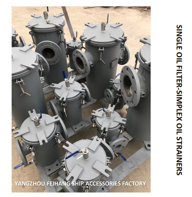 LB5150 CBM1133-82 SINGLE FUEL FILTER AT THE OUTLET OF FUEL OIL SEPARATOR, SINGLE FUEL FILTER BODY CAST IRON FILTER CARTR