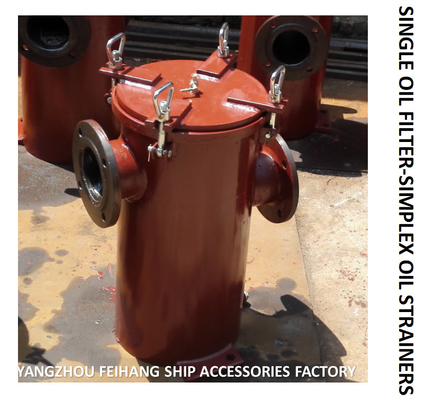 LB5150 CBM1133-82 SINGLE FUEL FILTER AT THE OUTLET OF FUEL OIL SEPARATOR, SINGLE FUEL FILTER BODY CAST IRON FILTER CARTR