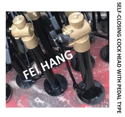 FH-DN80 MARINE SOUNDING SELF CLOSING VALVE, FOOT TYPE SOUNDING SELF CLOSING VALVE WITH EXTENSION ROD DN80 CB / T3778-99