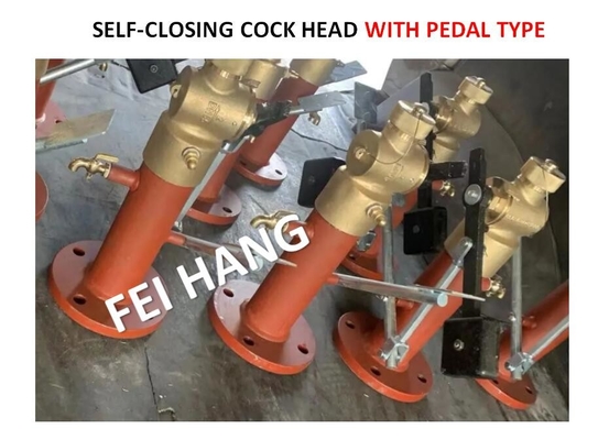 MARINE SOUNDING SELF CLOSING VALVE, FOOT TYPE SOUNDING SELF CLOSING VALVE WITH EXTENSION ROD DN50 CB / T3778-99
