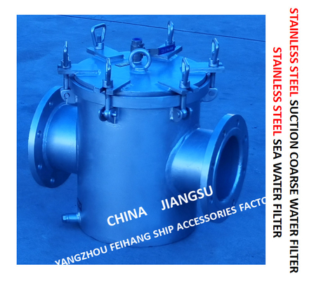 STAINLESS STEEL SEAWATER FILTER FOR MAIN ENGINE SEAWATER PUMP INLETMOEL  FH-AS150 CB / T497-2012