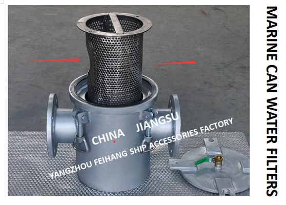 Stainless Steel Seawater Filter At The Inlet Of Bilge Fire Pump ModelFh-As125s CB / T497-2012