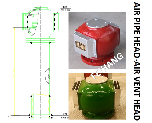 MARINE AIR PIPE HEAD (WITH INSECT PROOF NET) - MARINE WATER TANK AIR PIPE HEAD (WITH INSECT PROOF NET) ES125 CB/T3594-94