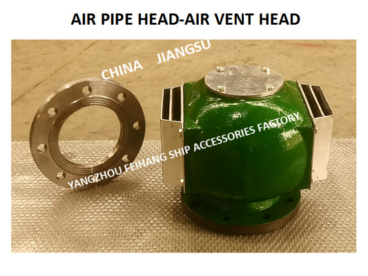 ES125QT CB / T3594-1994 MARINE AIR PIPE HEAD, FLOAT TYPE OIL-WATER TANK AIR PIPE HEAD BODY CAST IRON, INTERNAL STAINLESS