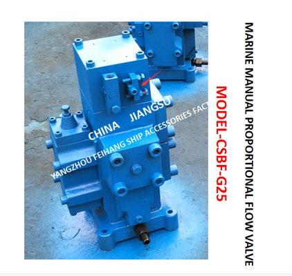 MARINE MANUAL PROPORTIONAL FLOW DIRECTIONAL COMPOSITE VALVE CSBF-G25 Material - cast iron