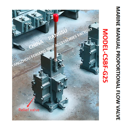 WINDLASS CONTROL VALVE - CSBF MANUAL PROPORTIONAL FLOW DIRECTIONAL COMPOSITE VALVE OF WINDLASS  MATERIAL - CAST IRON