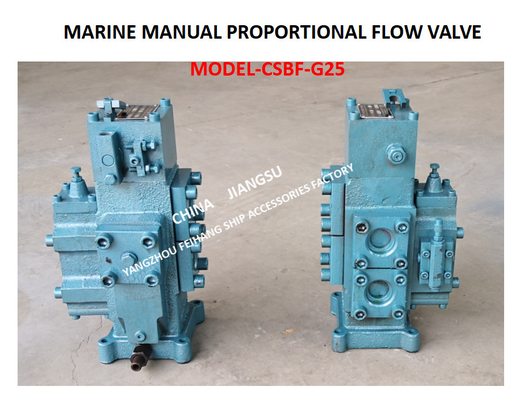 MANUAL PROPORTIONAL COMPOSITE VALVE CSBF-M-G25 FOR WINDLASS AND MANUAL PROPORTIONAL FLOW COMPOSITE VALVE CSBF-H-G25 FOR