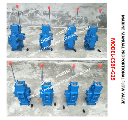 MANUAL PROPORTIONAL COMPOSITE VALVE CSBF-M-G25 FOR WINDLASS AND MANUAL PROPORTIONAL FLOW COMPOSITE VALVE CSBF-H-G25 FOR