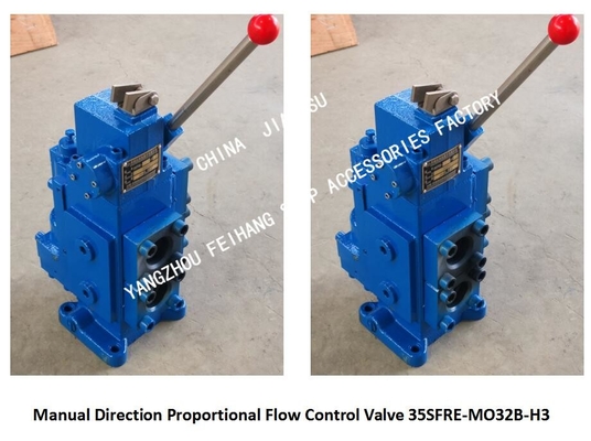 MARINE MANUAL PROPORTIONAL FLOW REVERSING SPEED REGULATING VALVE 35SFRE-MO32B-H3 MATERIAL CAST IRON