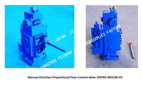 MARINE MANUAL PROPORTIONAL FLOW REVERSING SPEED REGULATING VALVE 35SFRE-MO32B-H3 MATERIAL CAST IRON