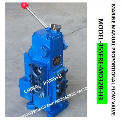 MARINE MANUAL PROPORTIONAL FLOW REVERSING SPEED REGULATING VALVE 35SFRE-MO32B-H3 MATERIAL CAST IRON