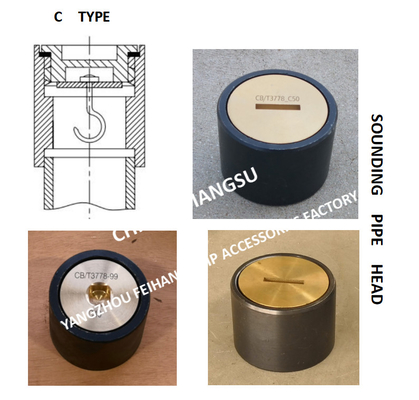 SOUNDING HEAD OF MARINE SEWAGE TREATMENT TANK, MODEL OF SOUNDING HEAD: A65 CB / T3778-1999 BODY CAST STEEL CAP COPPER