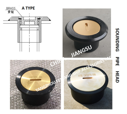 SOUNDING HEAD OF MARINE SEWAGE TREATMENT TANK, MODEL OF SOUNDING HEAD: A65 CB / T3778-1999 BODY CAST STEEL CAP COPPER
