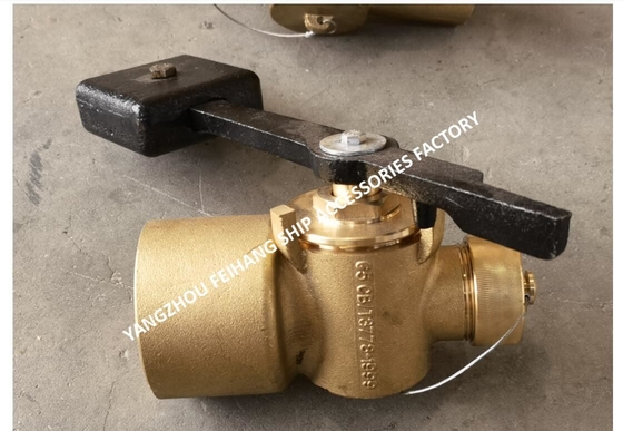 FH-65A SELF-CLOSING GLOBE VALVE BRONZE WITH COUNTER_WEIGHT FOR SOUNDING PIPES