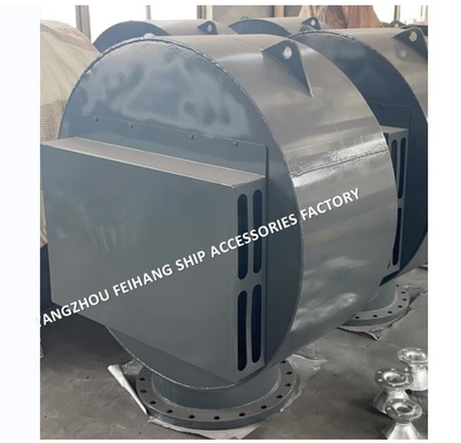 BALLAST COMPARTMENT BREATHABLE CAP-PIPE FROM TYPE AIR VENT HEAD FH-5K-350A BODY CARBON STEEL PROCESS WELDING