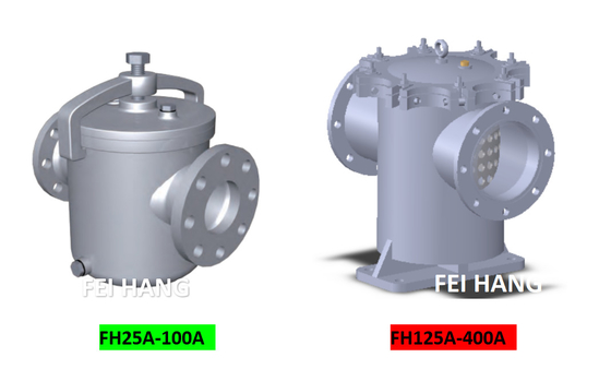 5K-80A CAN WATER FILTERS-IMPA 872006 MARINE CAN WATER STRAINER S-TYPE JIS F7121 BODY-CAST IRON FILTER-STAINLESS STEEL