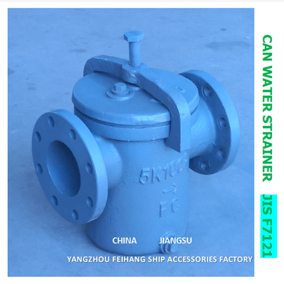 IMPA 872002 MARINE CAN WATER STRAINER S-TYPE 5K-32A JIS F7121 BODY-CAST IRON FILTER-STAINLESS STEEL