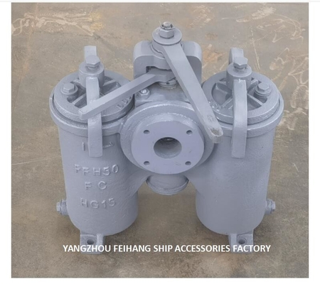 DUPLEX OIL STRAINER5K80A H-TYPE JIS F7208-MARINE DUPLEX OIL STRAINER JIS F7208-DUPLEX WATER STRAINER