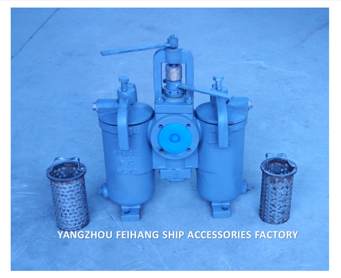 SHIPBUILDING-DUPLEX TYPE STRAINERS JIS F7208-DUPLEX WATER STRAINER JIS F7208  (H TYPE)