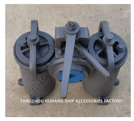 DUPLEX WATER STRAINER JIS F7208  (H TYPE) SHIPBUILDING – DUPLEX OIL STRAINERS  JIS F7208 (H TYPE)