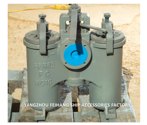 DUPLEX OIL STRAINER5K80A H-TYPE JIS F7208-MARINE DUPLEX OIL STRAINER JIS F7208-DUPLEX WATER STRAINER