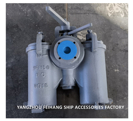 DUPLEX OIL STRAINER5K80A H-TYPE JIS F7208-MARINE DUPLEX OIL STRAINER JIS F7208-DUPLEX WATER STRAINER