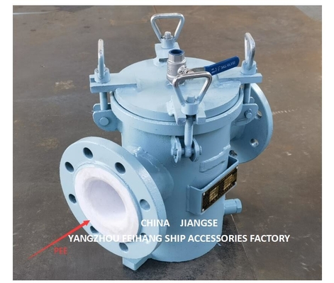 Marine Seawater Suction Filter Model As80 Cb/T497-2012  Straight Through Type Body Carbon Steel