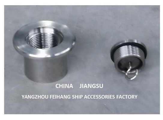 Stainless Steel Sounding Plug For Ballast Tank  With O-Ring , Material Copper Type A40 Cb/T3778-99