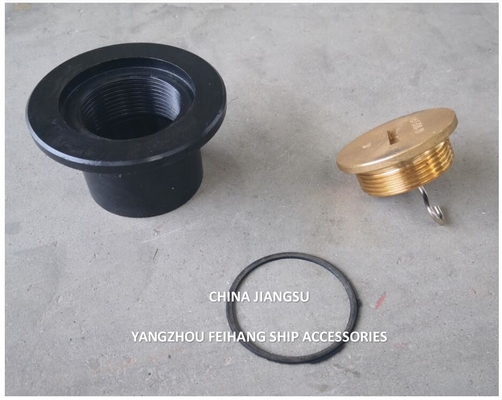 China A40 Cb/T3778 Sounding Pipe Head Assembly With O-Ring , Material Copper