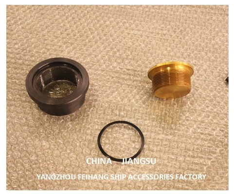 China A40 Cb/T3778 Sounding Pipe Head Assembly With O-Ring , Material Copper