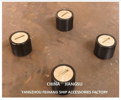 Feihang A50 Cb/T3778 Sounding Tube Cap Stainless Steel Sounding Pipe Cap  With O-Ring , Material Copper