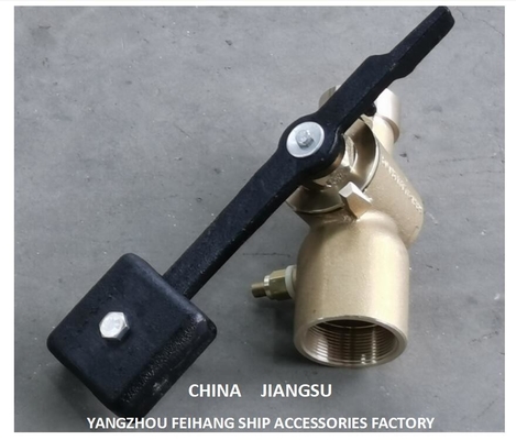 fH-50A Cb/T3778-1999 Marine Sounding Self-Closing Valve For Anchor Chain Cabin Material-Bronze With Counterweight