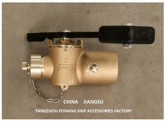 Marine Bronze Self-Closing Gate Valve Head for Sounding Pipe CB/T3778-99