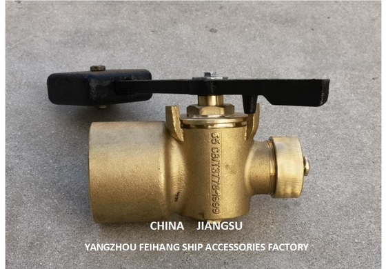 Weight-Type Sounding Self-Closing Valve For Fuel Tank DN65 Cb/T3778-99 Material-bronze with counterweight