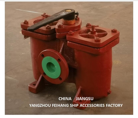 Double Oil Filter Model:As50-0.75/0.26 Cb/T425-94 For D.O. Delivery Pump Suction Double Oil Straines