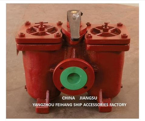 Marine Duplex Oil Strainers Model AS50-0.16/0.09 Cb/T425-94 marine duplex oil filters