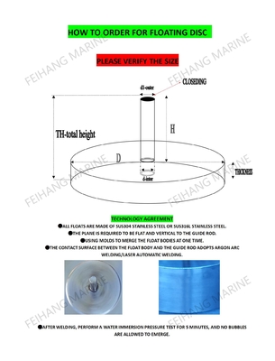 China Stainless Steel Float Disc For Air Vent Head Floater For Vent Head Breathable Cap Floating Plate