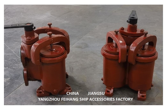 DOUBLE OIL STRAINER(U-TYPE)JIS 5K-25-100A  & JIS F7224 DOUBLE OIL STRAINER(U-TYPE)-FEIHANG MARINE