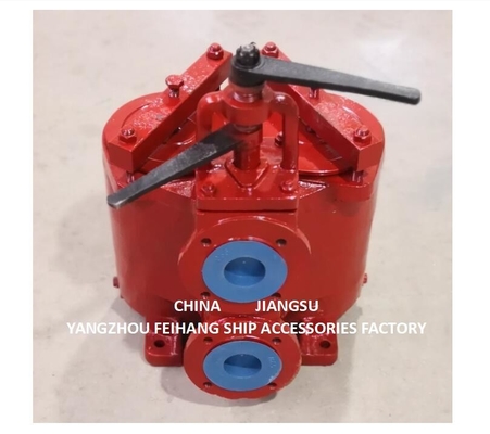 Duplex Oil Straines(U-Type) 5K-65A FOR FUEL OIL PUMP SUCTION & Duplex Basket Oil Strainers (U-Type) MODEL 5K-65A