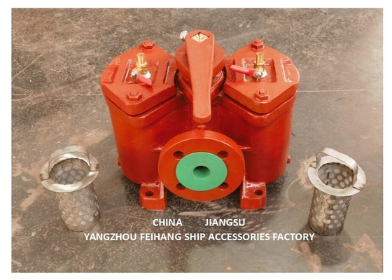 FEIHANG JIS 10K-25 Double Oil Strainers & Duplex Oil Strainer & Double Oil Filter & Duplex Oil Filters