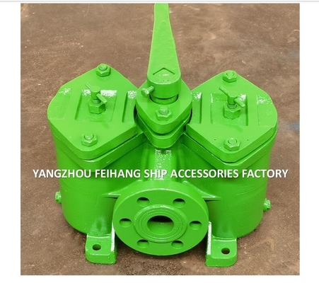 Duplex Filters / Inline Filters, Switchable Model AS25 CB/T425 Cast Iron Body, Stainless Steel Filter Element