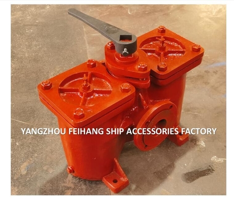 Duplex Filters / Inline Filters, Switchable Model AS25 CB/T425 Cast Iron Body, Stainless Steel Filter Element