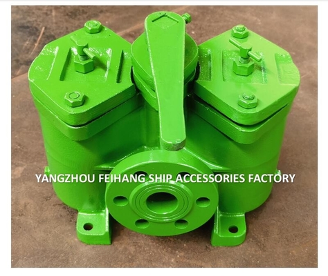 Duplex Filters / Inline Filters, Switchable Model AS25 CB/T425 Cast Iron Body, Stainless Steel Filter Element