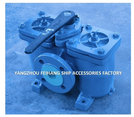 CB/T425 Series Duplex Oil Filters Assembly,Model AS32 CB/T425 Cast Iron Body, Stainless Steel Filter Element