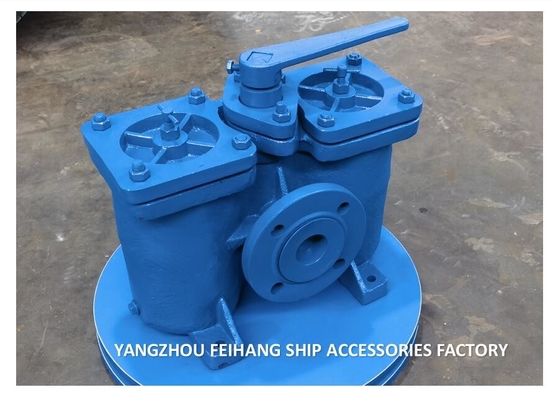Duplex basket oil Filter AS16050-0.18/0.13 CB/T425-94 for Continuous Operations Without Cleaning Shutdown