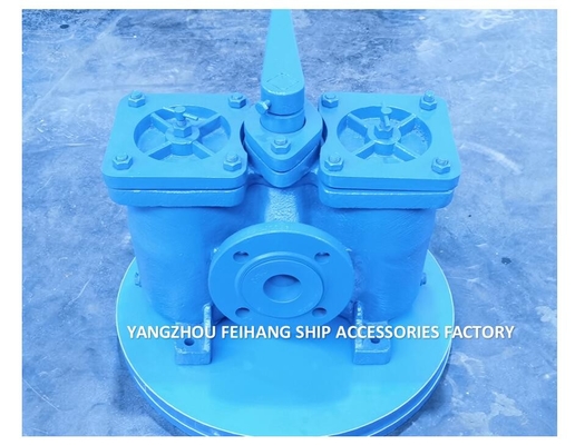 Duplex Oil Strainer Model:As25-0.40/0.22 Cb/T425-94 Duplex Oil Filters For Lube Oil Pump Suction Filter